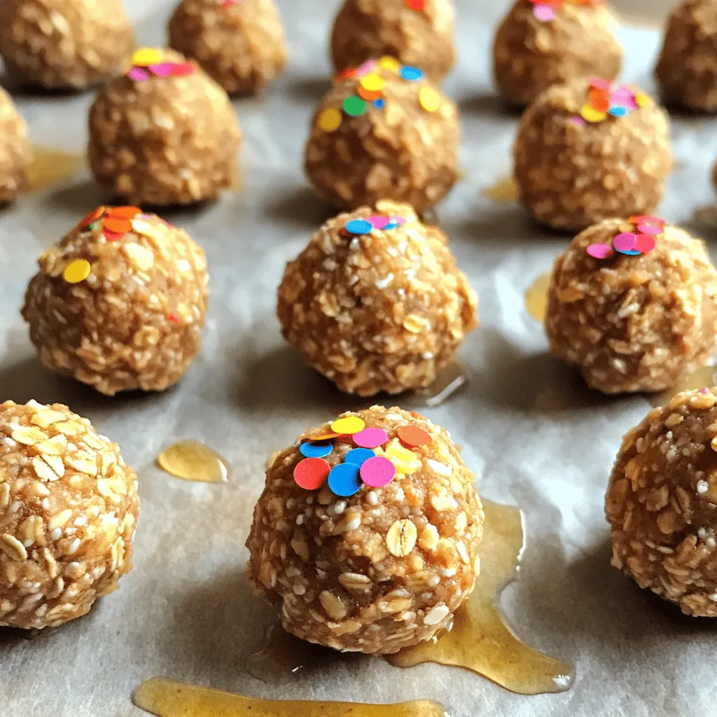 High-Protein Birthday Cake Protein Bites Lecker und Einfach