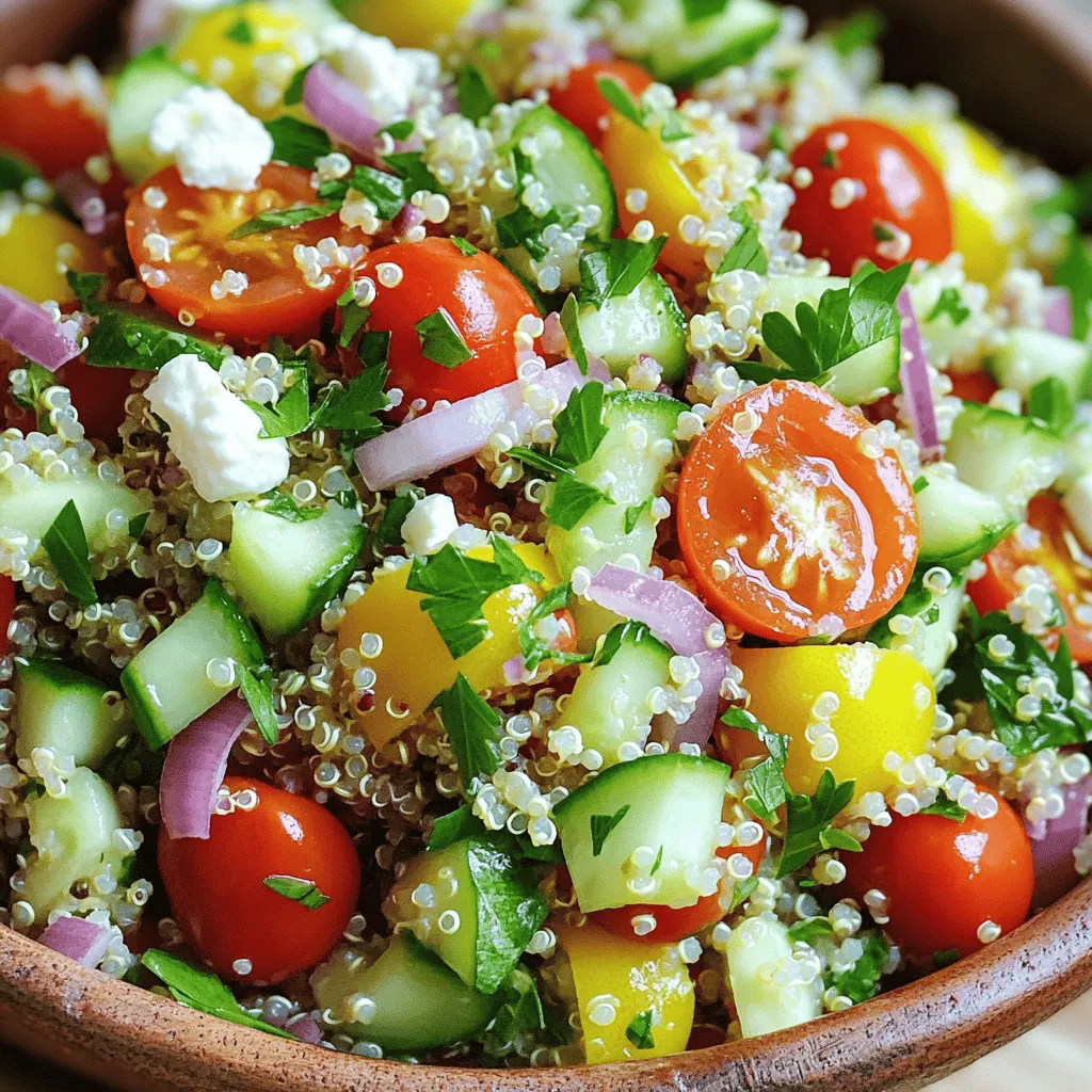 Lemon Herb Quinoa Salad Frisch und Nahrhaft Rezept