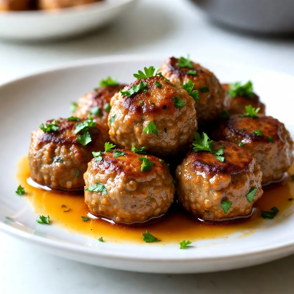 Knoblauch-Butter-Türkei-Fleischbällchen lecker zubereiten