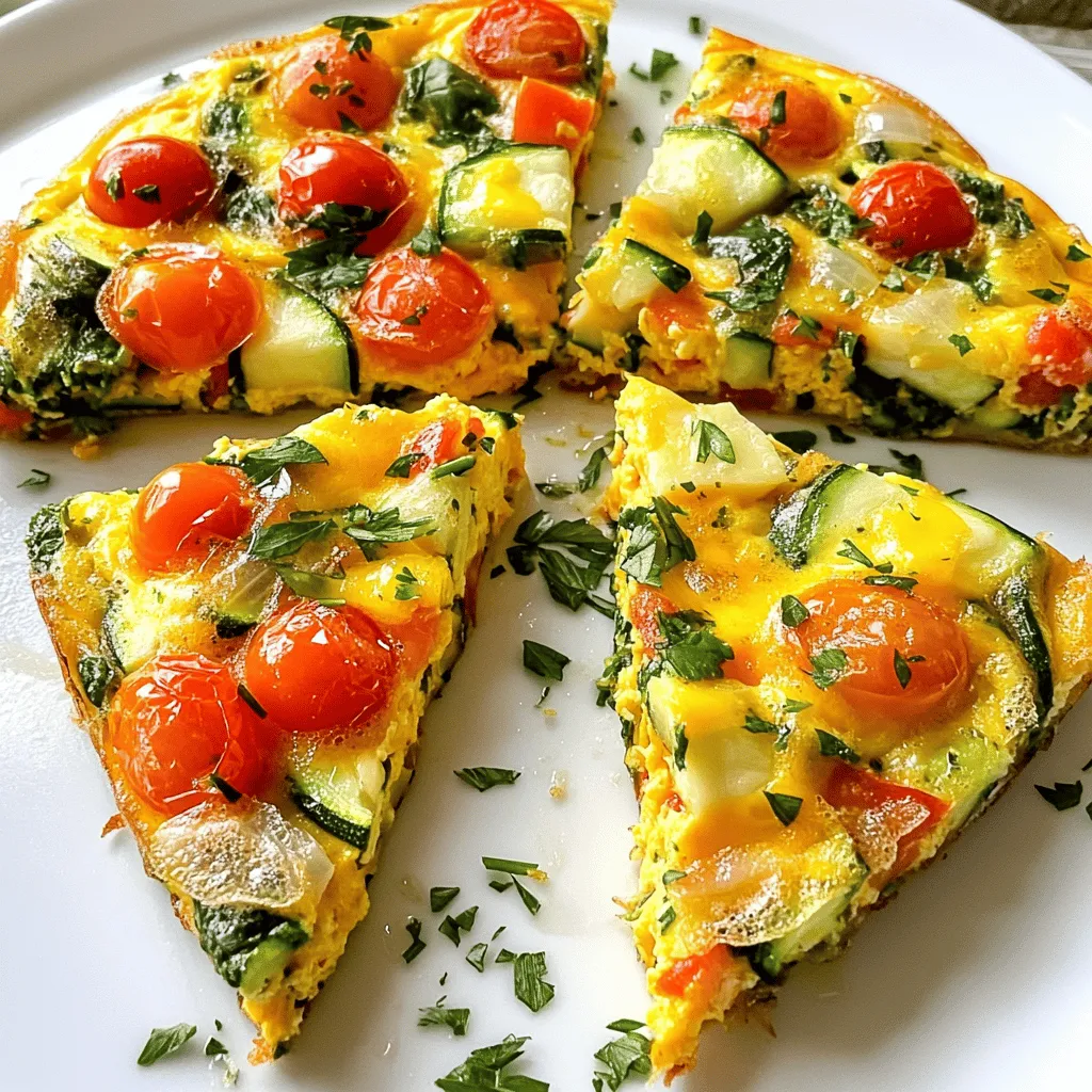 Vegetable Frittata with Cheese Leckerer Genuss