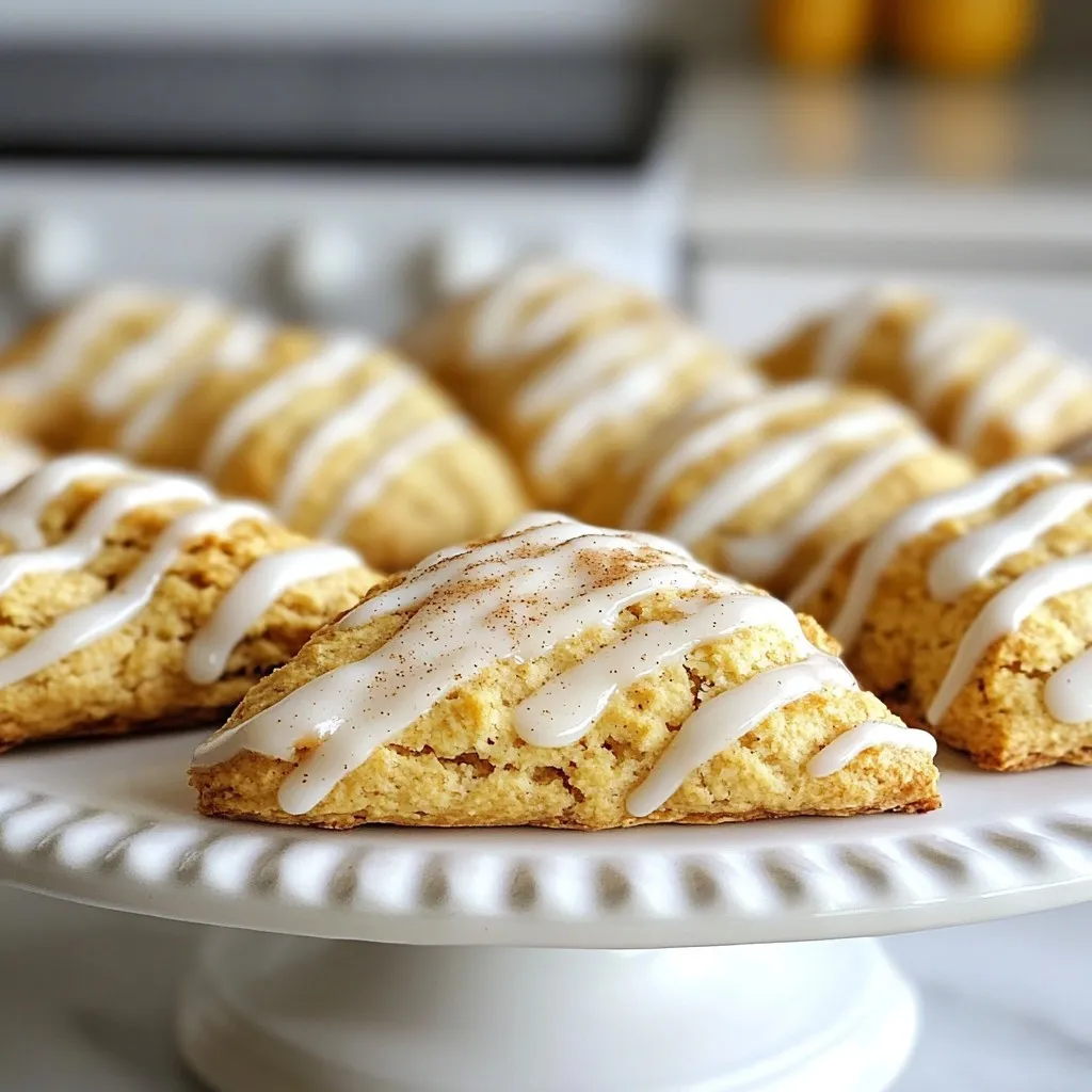 Gingerbread Scones mit Vanilleglasur Lecker genießen