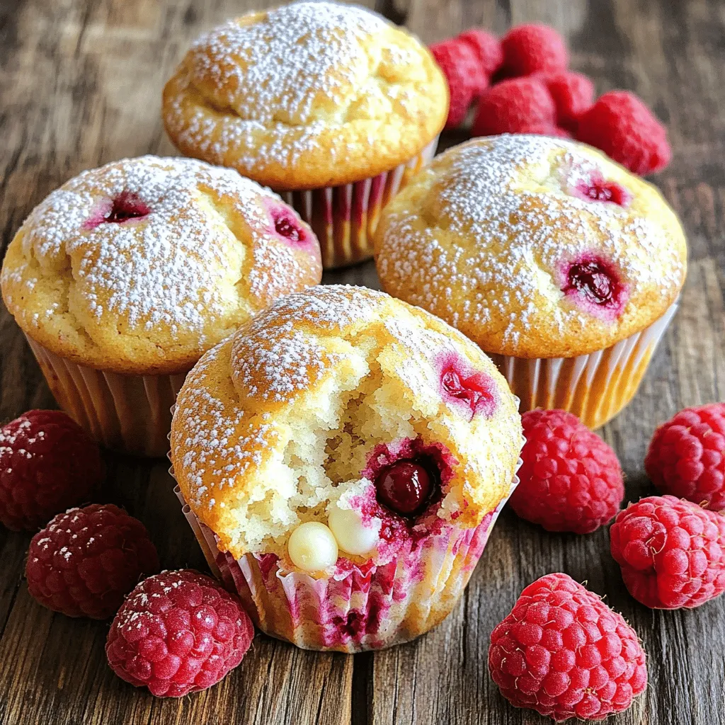 Himbeer-Weiß-Schokolade-Muffins Mit Genuss Backen