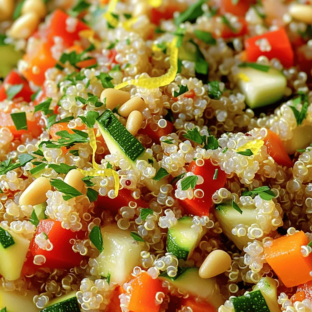Lemon Herb Quinoa Pilaf Schmackhaft und Einfach Zubereiten