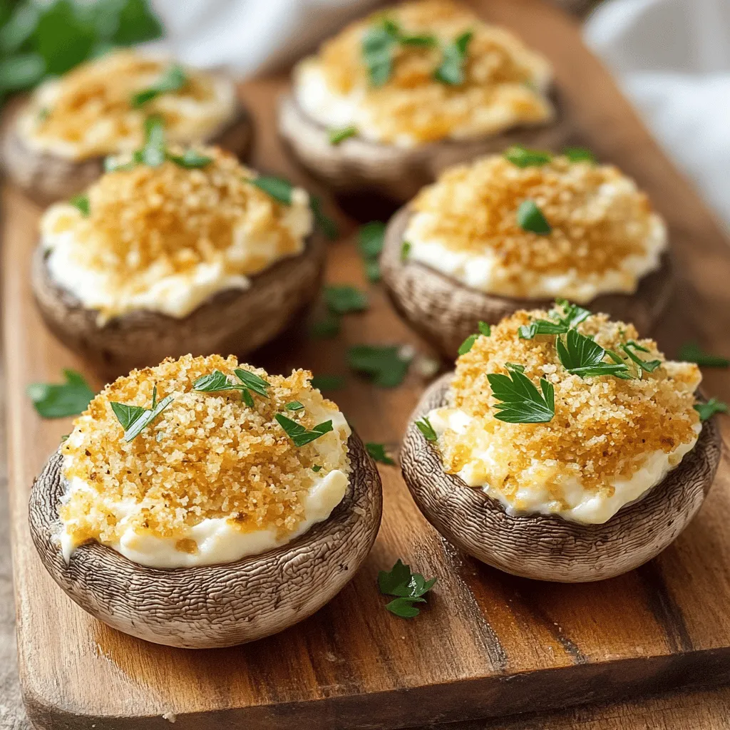 Air Fryer Stuffed Mushrooms Köstliches Rezept