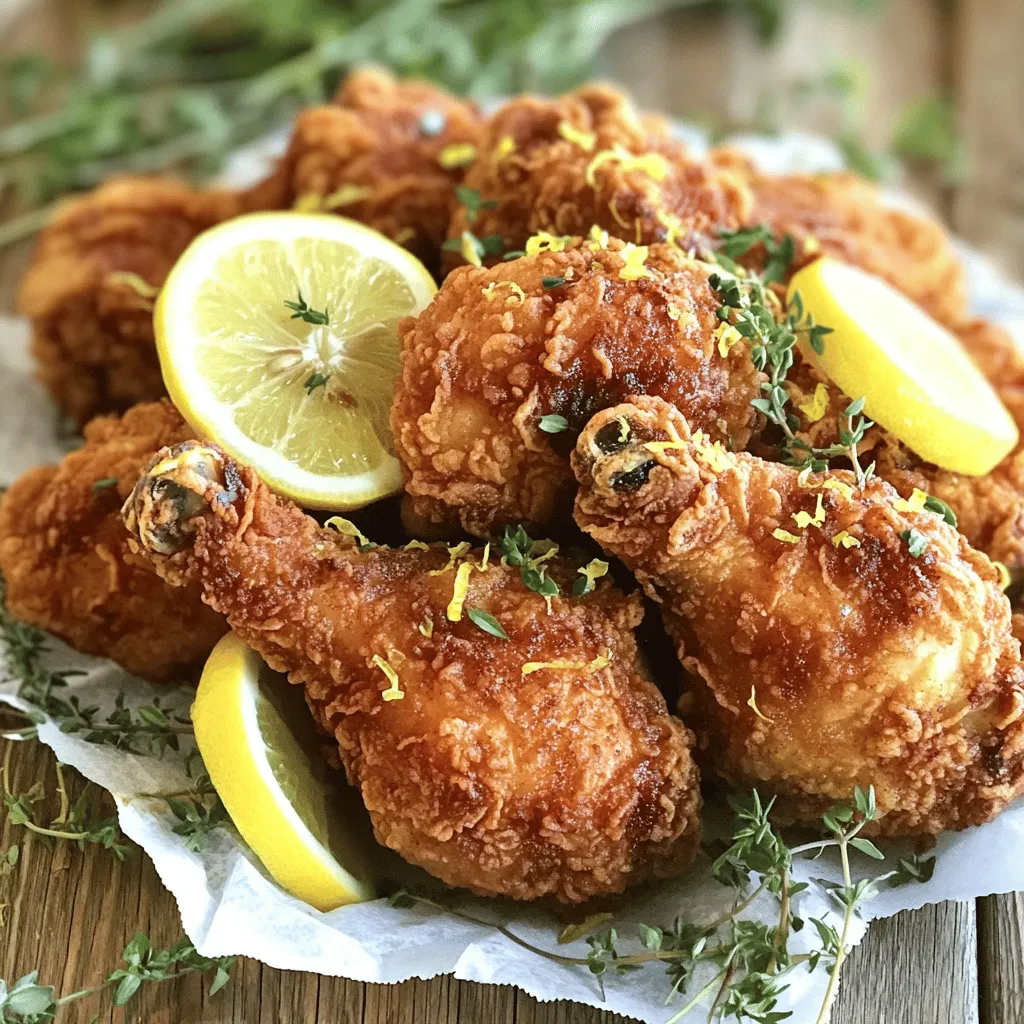 Um Lemon Tea Fried Chicken zuzubereiten, benötigst du einige einfache Schritte.