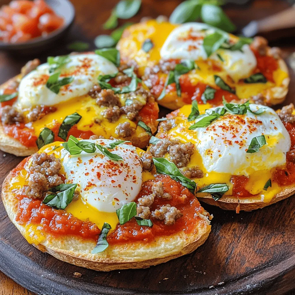 English Muffin Breakfast Pizza Lecker und Einfach