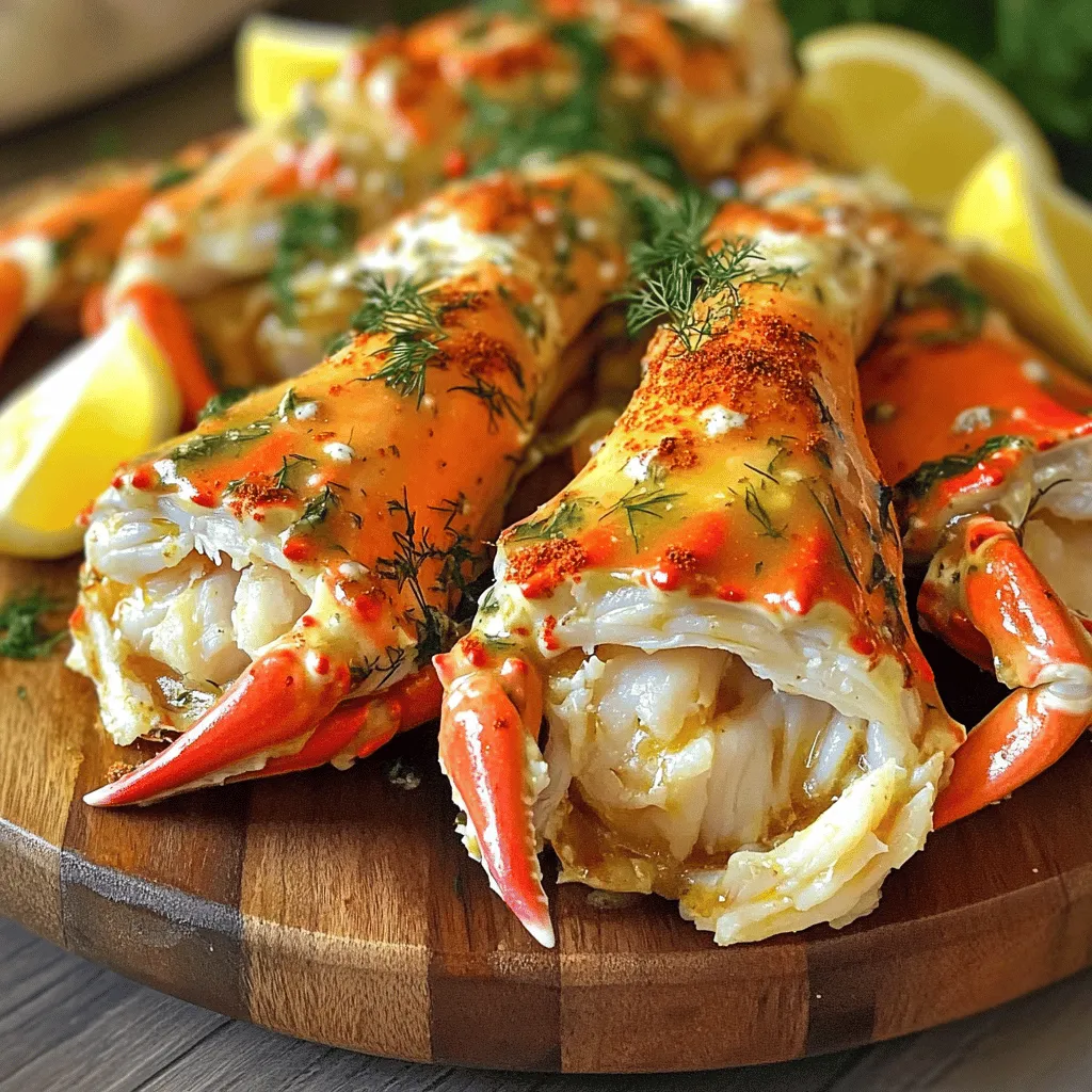 Homemade Baked Crab Legs In Butter Sauce Rezept