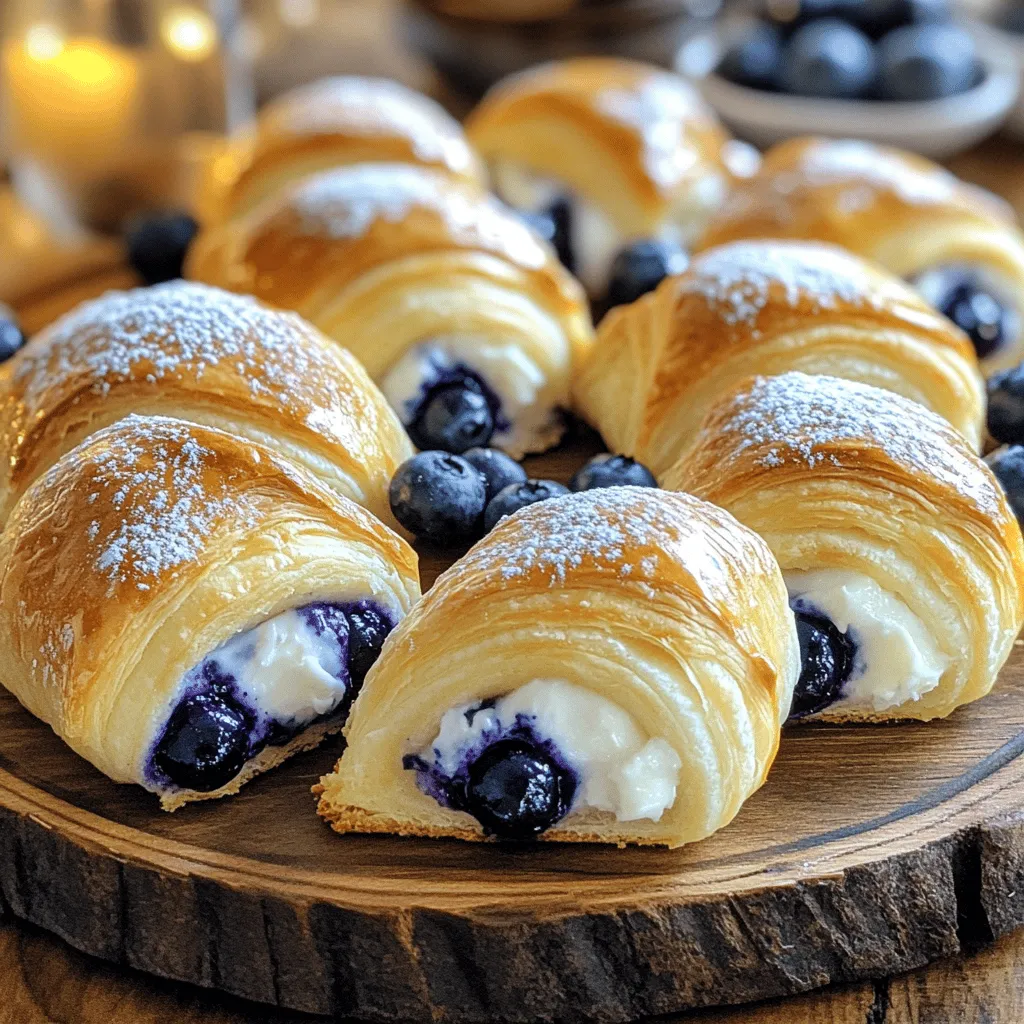 - 1 Dose Kühlschrank-Croissantteig - 200g Frischkäse, weich - 50g Puderzucker