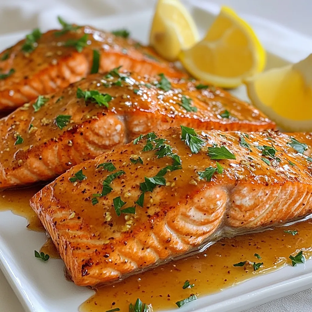 Maple Dijon Glazed Salmon Einfaches und köstliches Rezept