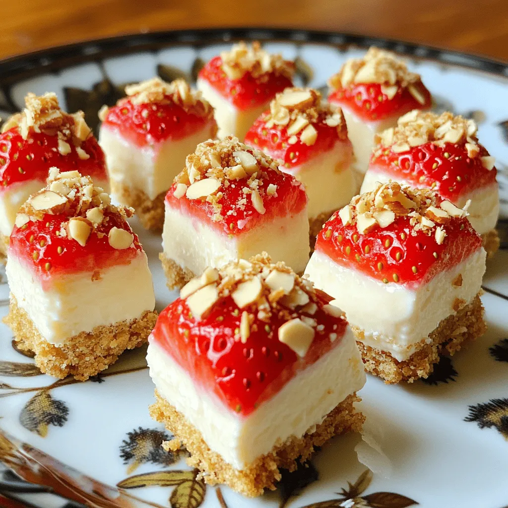 Strawberry Cheesecake Crunch Bites Einfach und Lecker