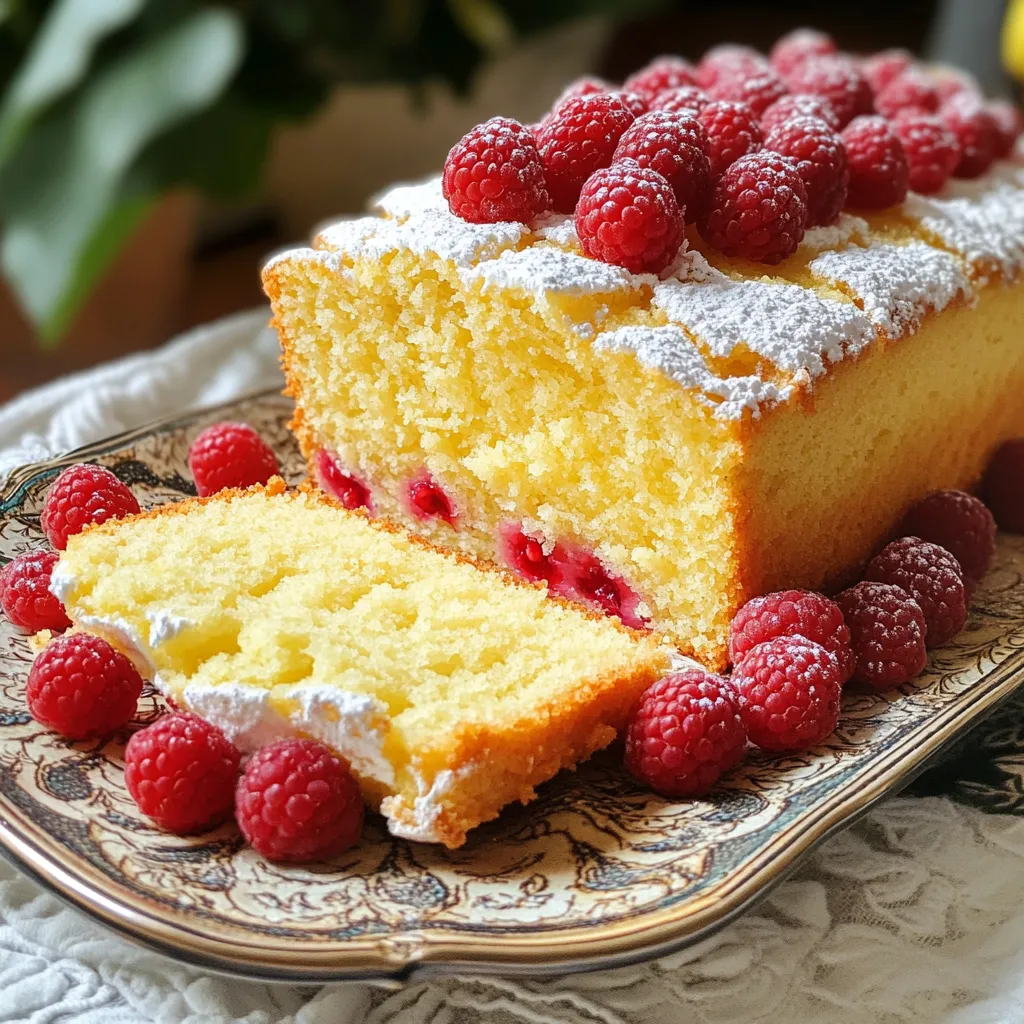 Lemon Raspberry Loaf Cake Köstliches Rezept Entdecken