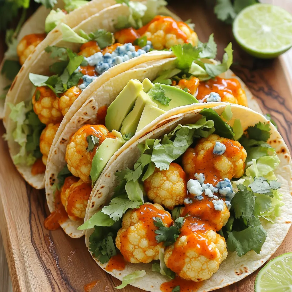 Air Fryer Buffalo Cauliflower Tacos Kraftvolles Rezept