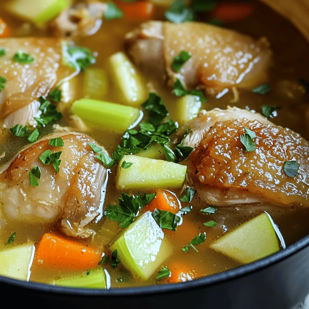 Apfelmost-Hähnchen-Eintopf herzhaft und nährend