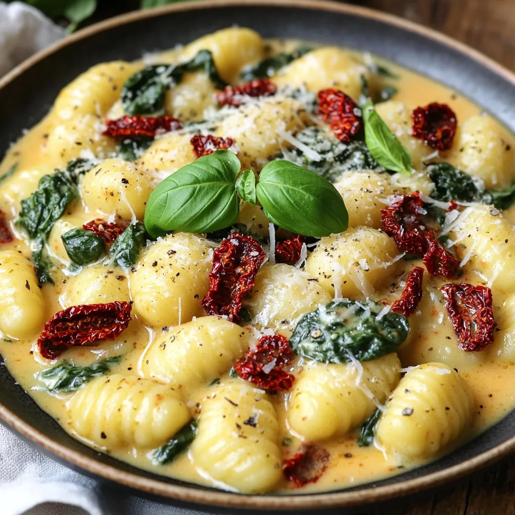 Cremige Gnocchi mit getrockneten Tomaten Richtig Genießen