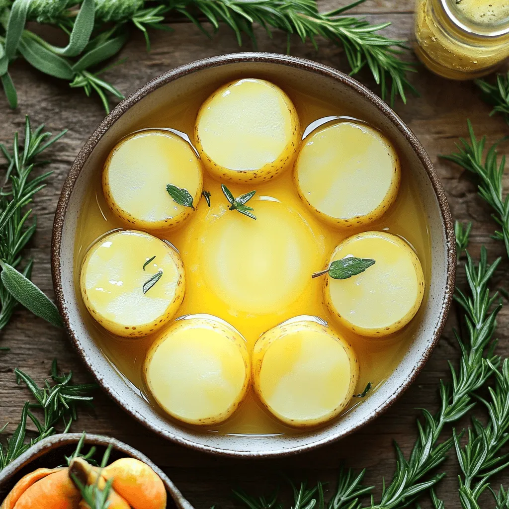 Fondant-Kartoffeln sind eine köstliche Beilage. Sie haben eine knusprige Außenseite und sind innen weich. Hier erkläre ich, wie du sie zubereitest.