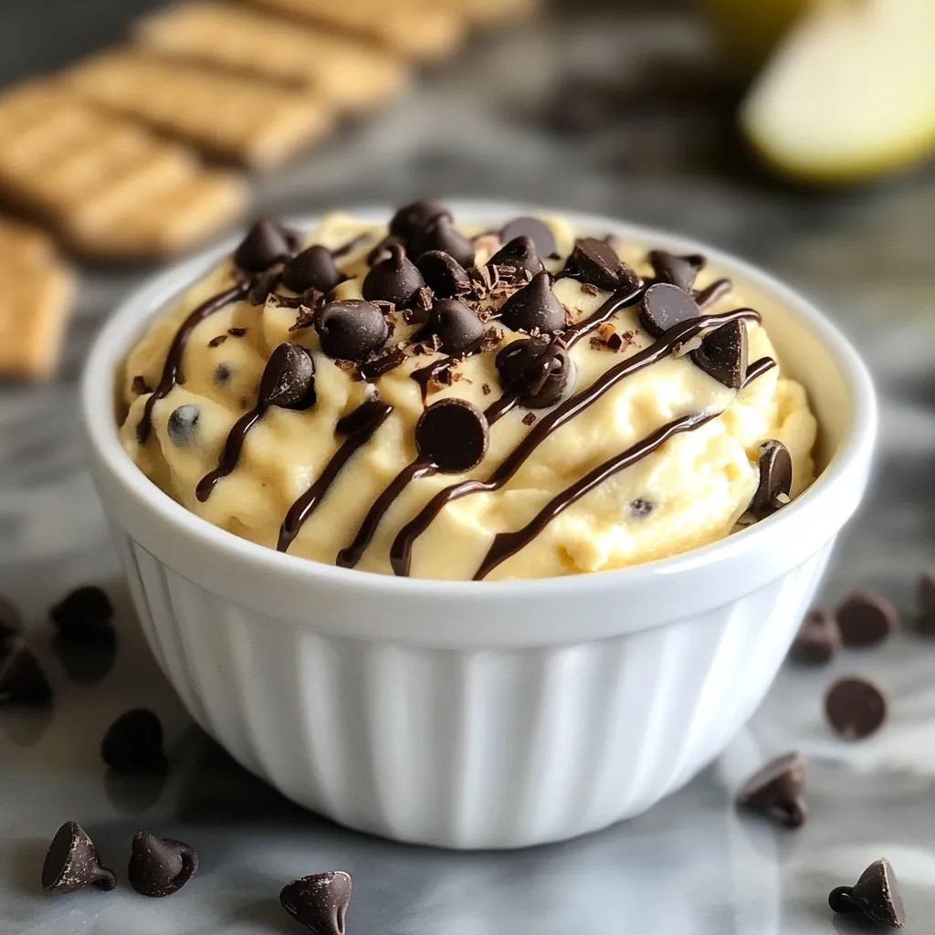 Schokoladenkeksteig-Dip Einfache und leckere Mischung