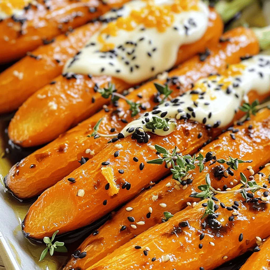 - 500 g Karotten - 3 EL Balsamico-Essig - 2 EL Honig - 2 EL Olivenöl