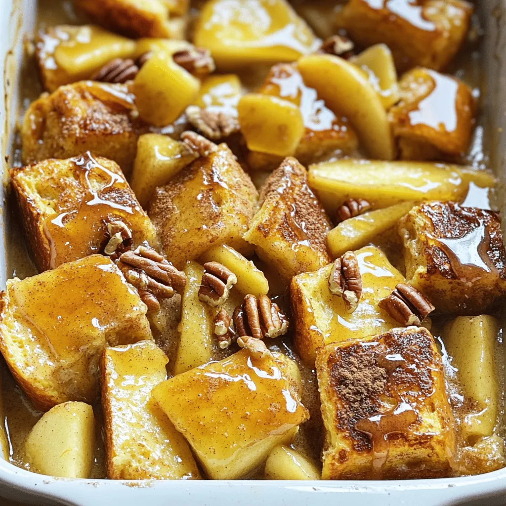 Caramel Apple Cinnamon French Toast Casserole Rezept