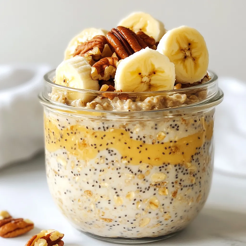 Maple Pecan Overnight Oats Schmackhaftes Frühstück