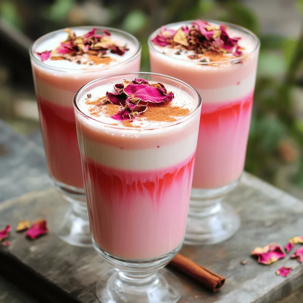 Vanilla Rose Tea Latte Lecker und Aromatisch Genießen