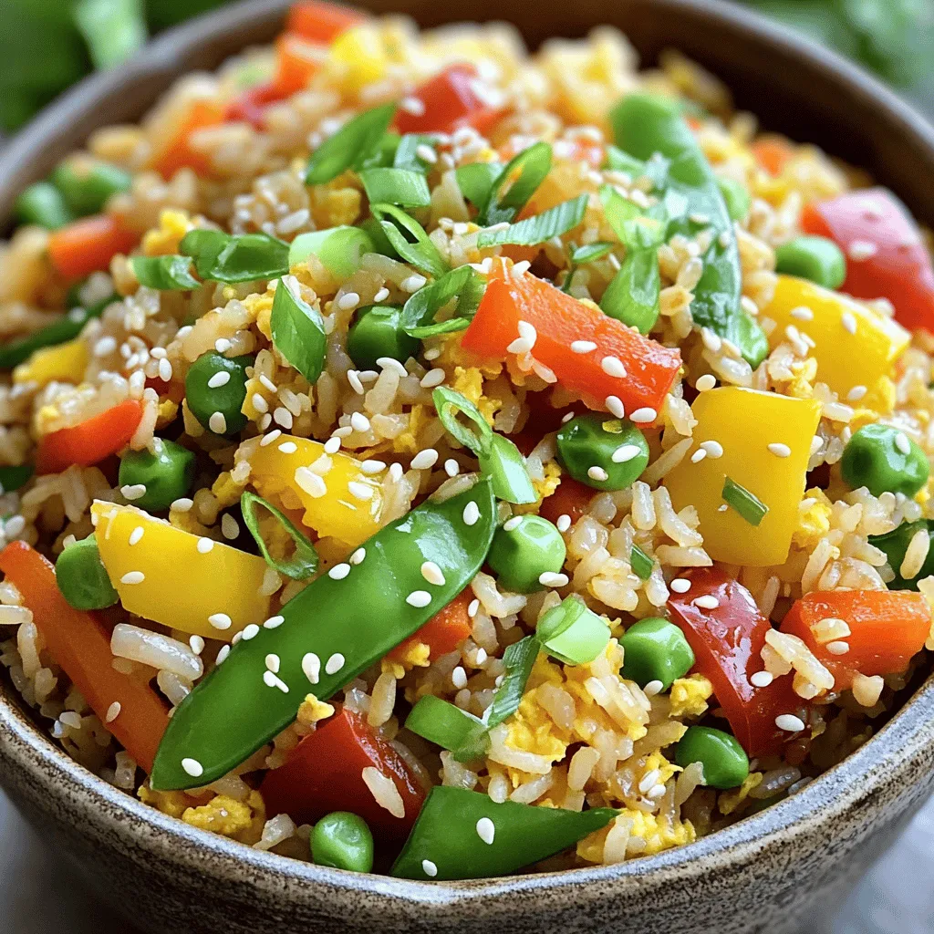 Veggie Loaded Fried Rice Gesunde und einfache Mahlzeit