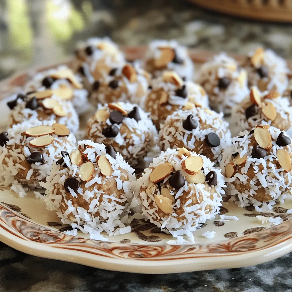 Almond Joy Energy Bites Schnell und Nahrhaft Zubereiten