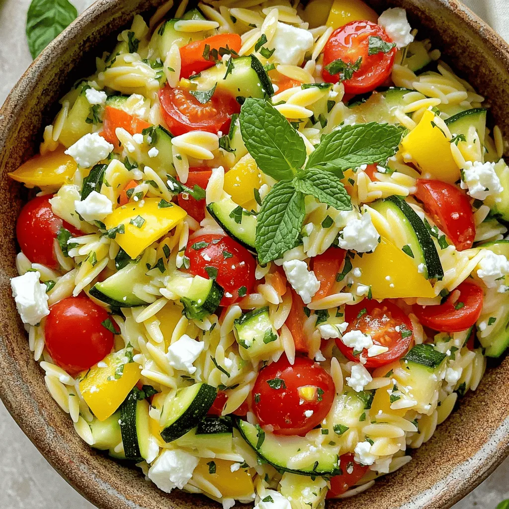 Orzo Pasta ist eine kleine, reisähnliche Pasta. Sie stammt ursprünglich aus Italien. Der Name 