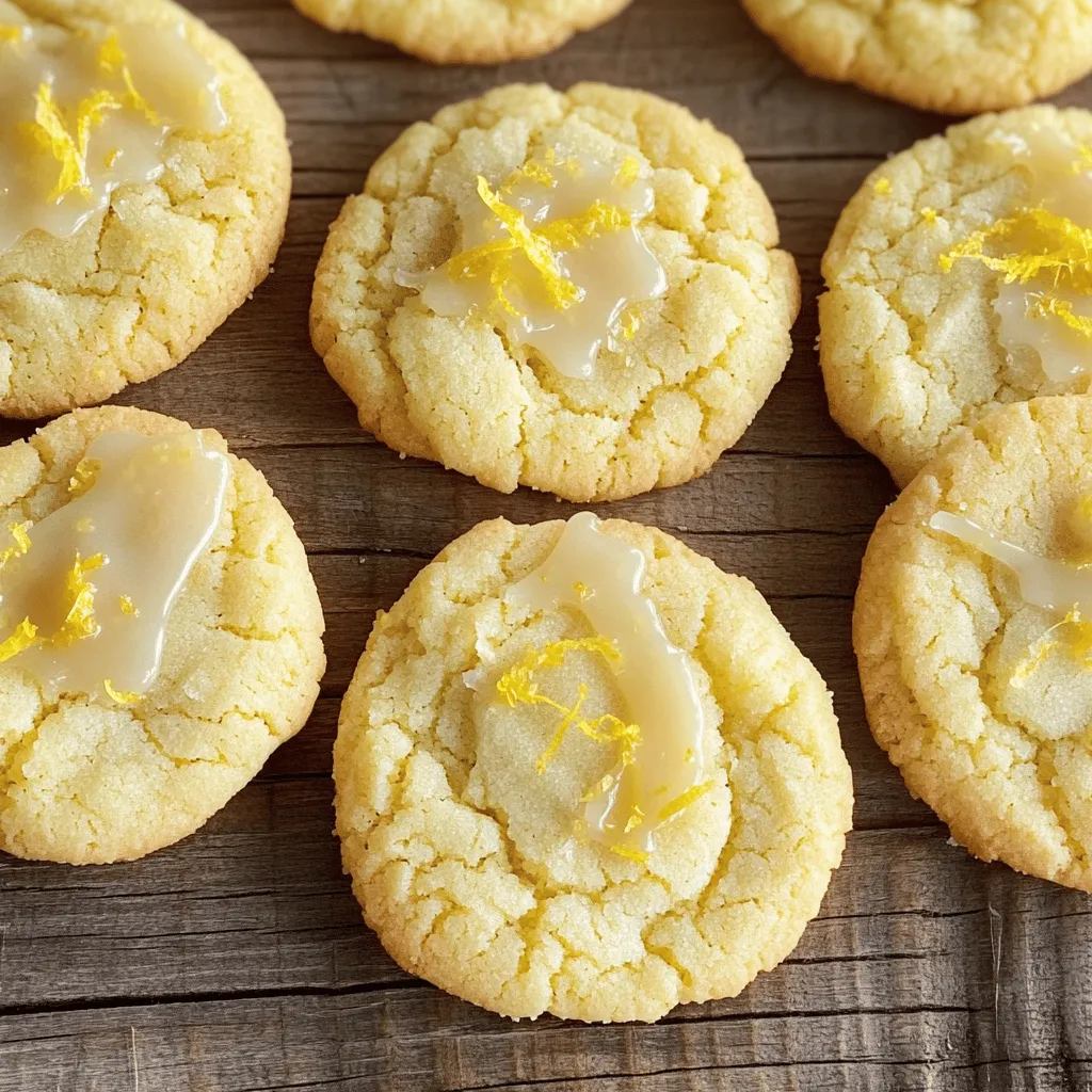 Glazed Lemon Sugar Cookies Leckerer Genuss für Dich