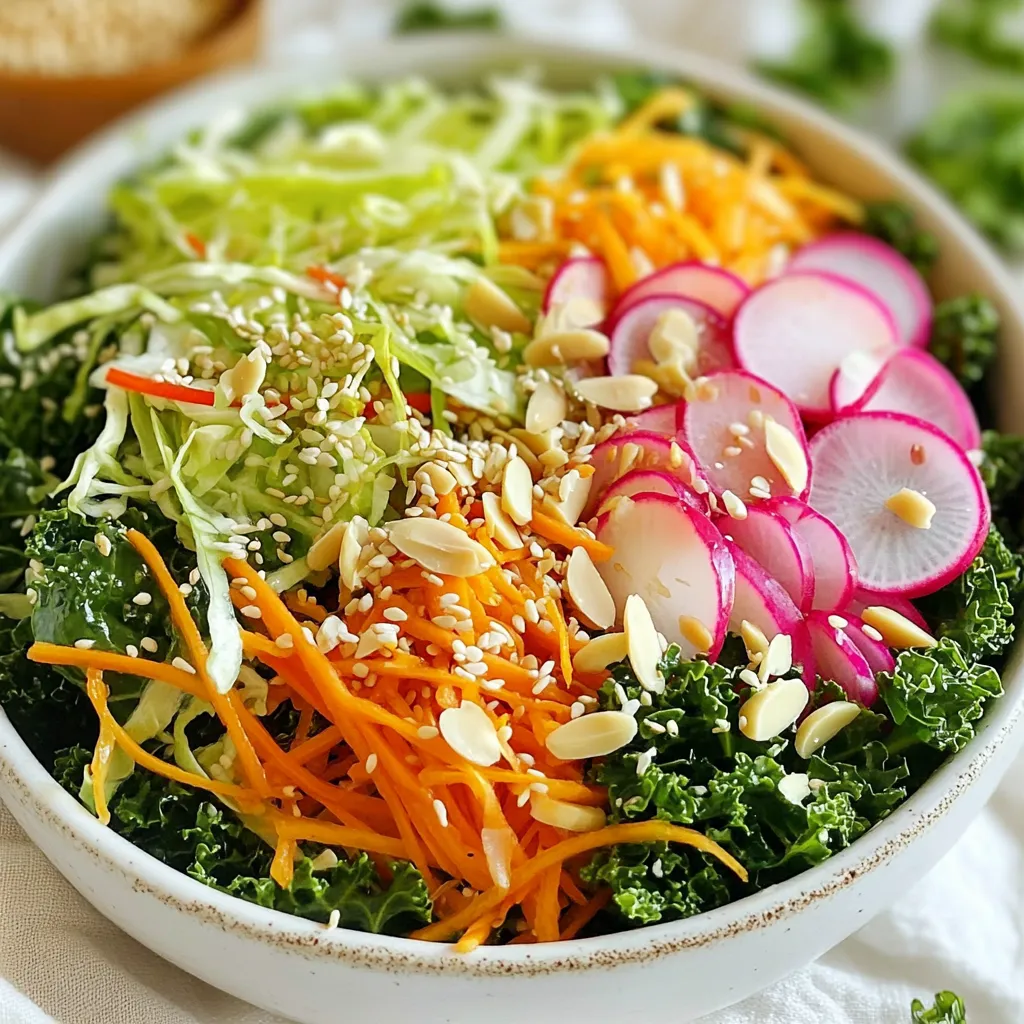 Sesame Miso Kale Crunch Salad voller Geschmack erleben