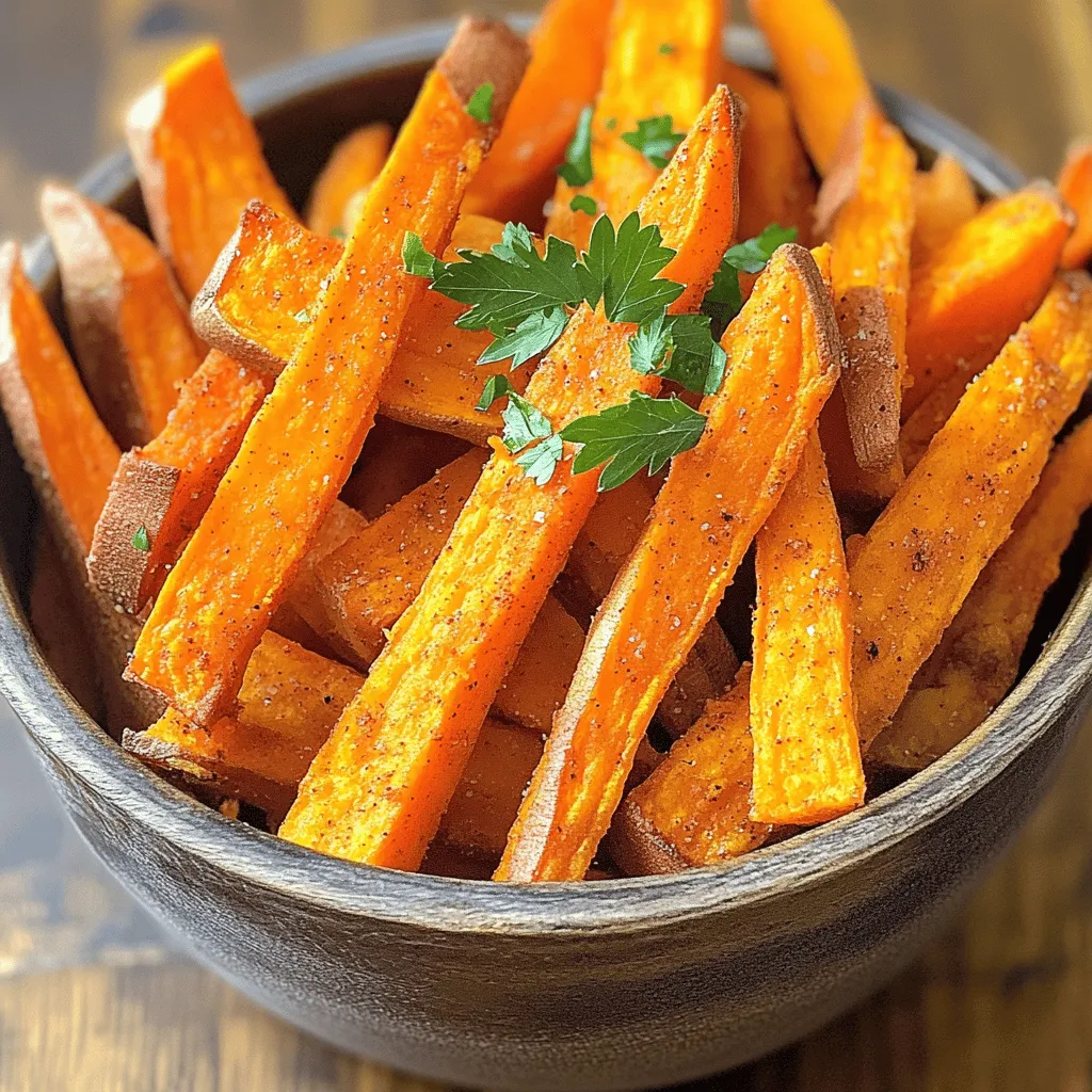 Air Fryer Sweet Potato Fries Knusprig und Lecker