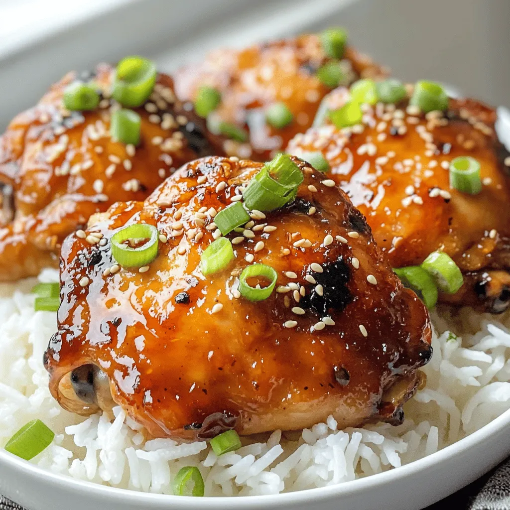 Scharfes Honig-Knoblauch-Hühnchen Einfache Genüsse