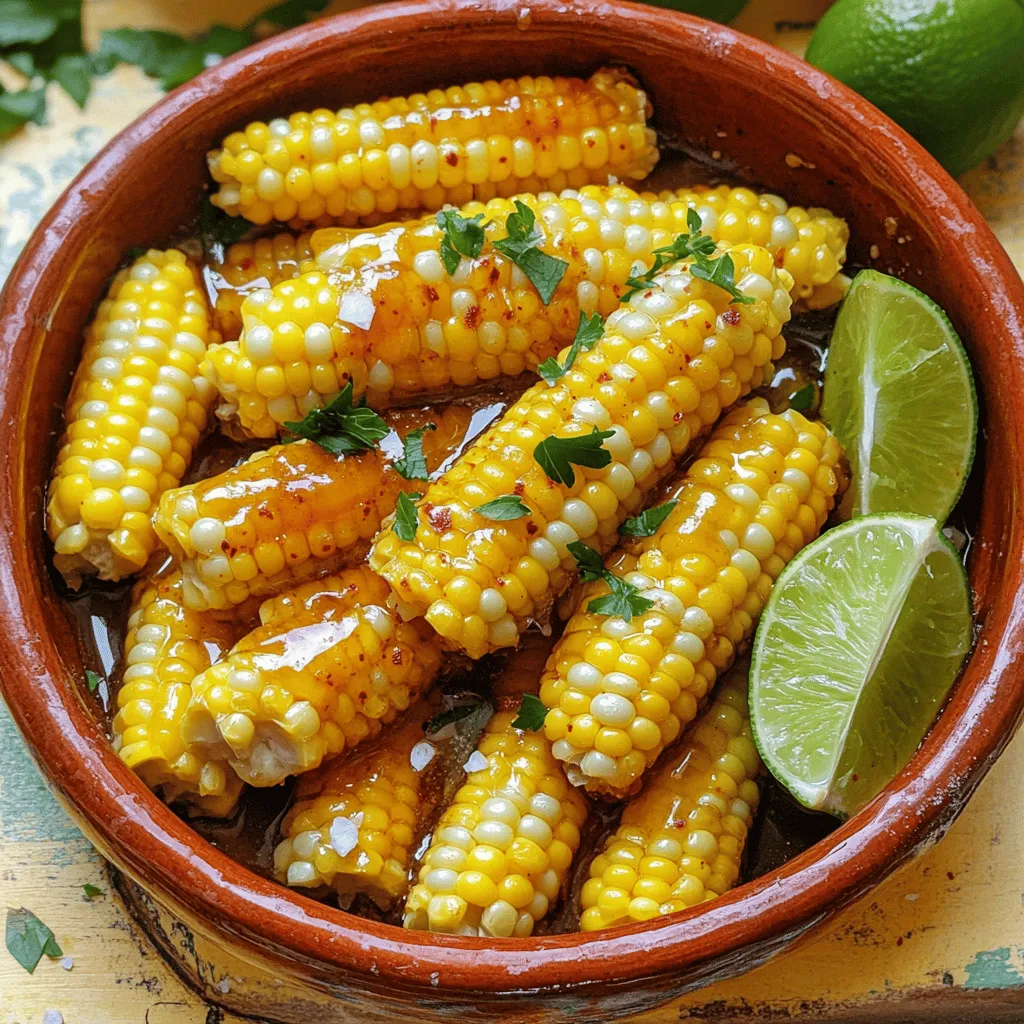 - 4 Tassen frischer Mais (von ca. 4-5 mittleren Maiskolben oder 2 Dosen Mais, abgetropft) - 4 Esslöffel ungesalzene Butter - 3 Esslöffel Honig - 1 Teelöffel Meersalz - 1/2 Teelöffel schwarzer Pfeffer - 1/2 Teelöffel Paprika (oder geräucherte Paprika für zusätzlichen Geschmack) - 2 Esslöffel frisch gehackte Petersilie (zum Garnieren)