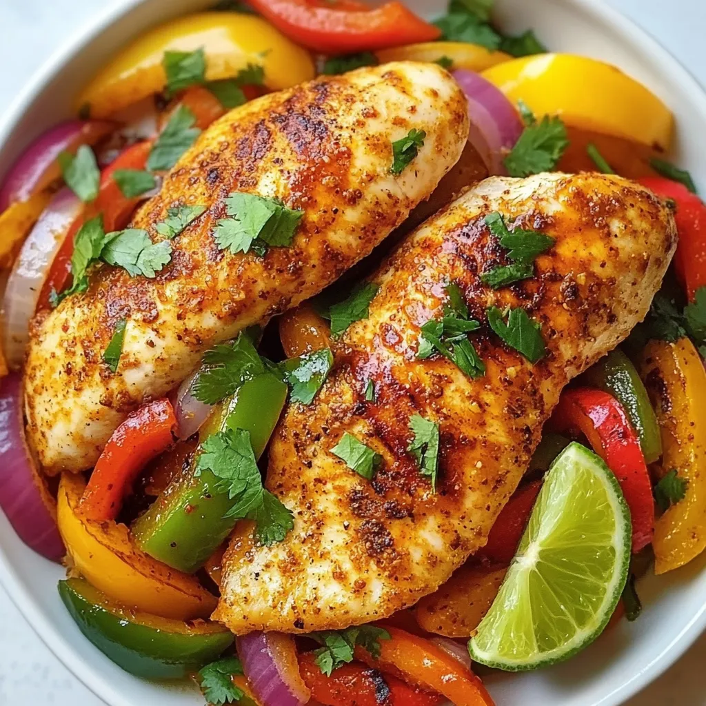 Chili Lime Chicken Skillet Schnelles und einfaches Gericht