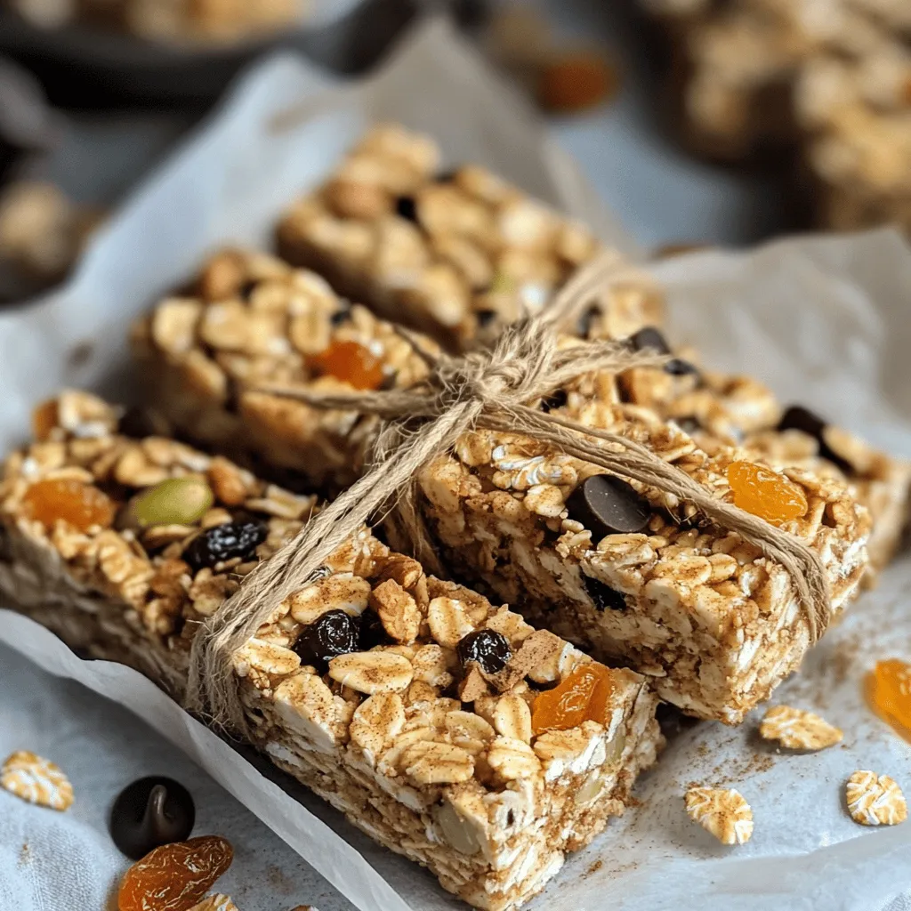 Homemade Granola Bars Einfaches und Gesundes Rezept