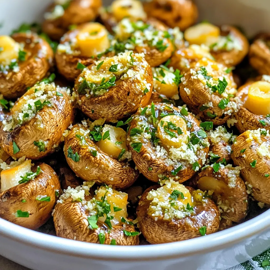 Air Fryer Garlic Parmesan Mushrooms Einfach und Lecker