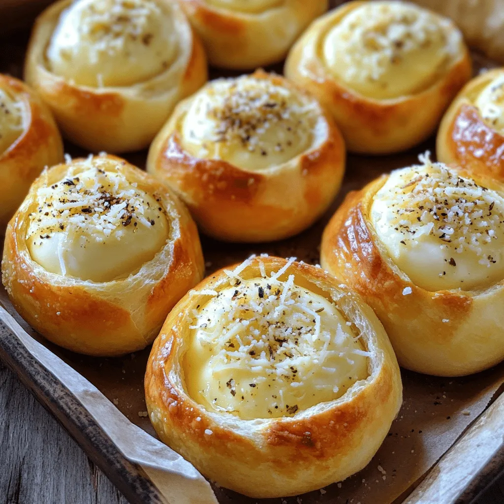 Köstliche Käse-Knoblauch-Bomben Rezept einfach und schnell