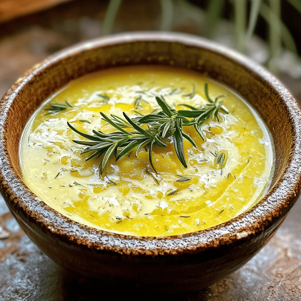 Für die Zitronen-Rosmarin-Weißbohnensuppe braucht man einige frische und gesunde Zutaten. Die Hauptzutaten sind Weißbohnen, Zwiebel, Karotten, Sellerie und Knoblauch. Diese Zutaten bringen viel Geschmack und eine gute Textur in die Suppe.