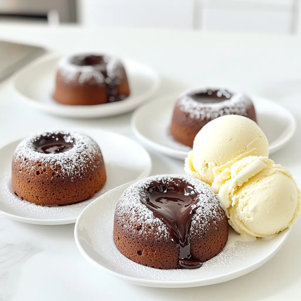 Air Fryer Chocolate Lava Cakes Schokoladiger Genuss