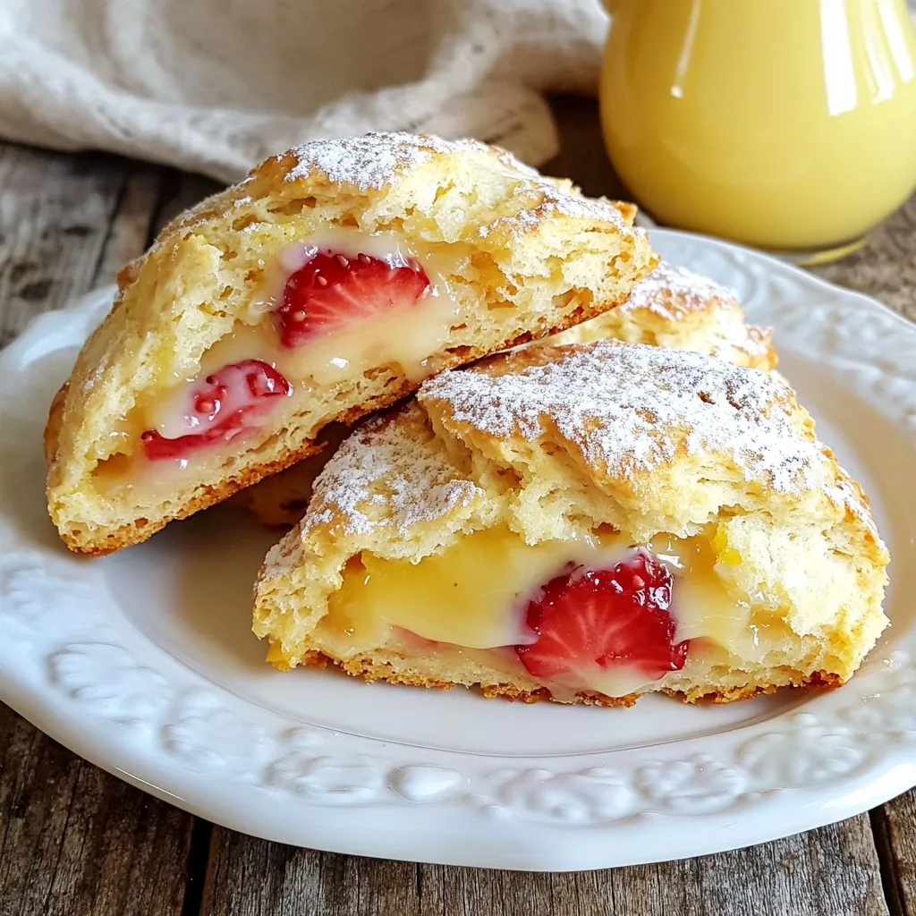 Strawberry Lemonade Scones Frisch und Saftig Rezept