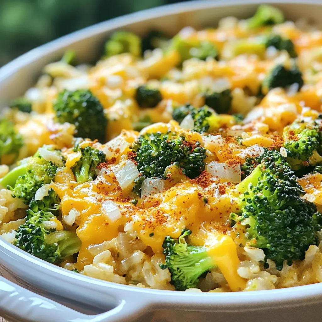 Cheesy Broccoli Rice Skillet Schnelle und leckere Mahlzeit