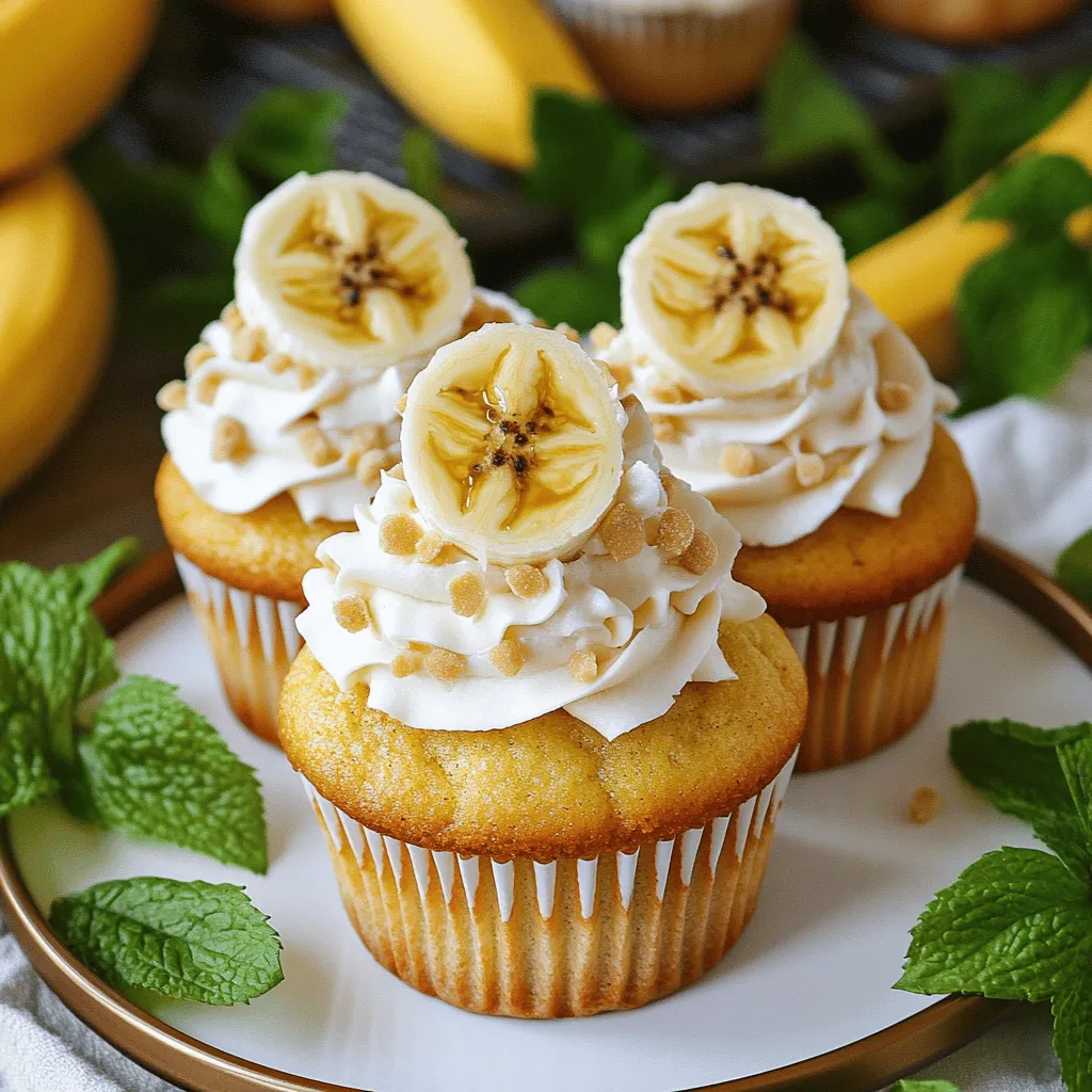 Bananenpudding Cupcakes Lecker und Einfach Zubereiten