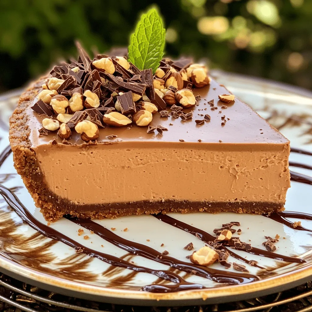 No-Bake Nutella Cheesecake Lecker und Einfach Rezept