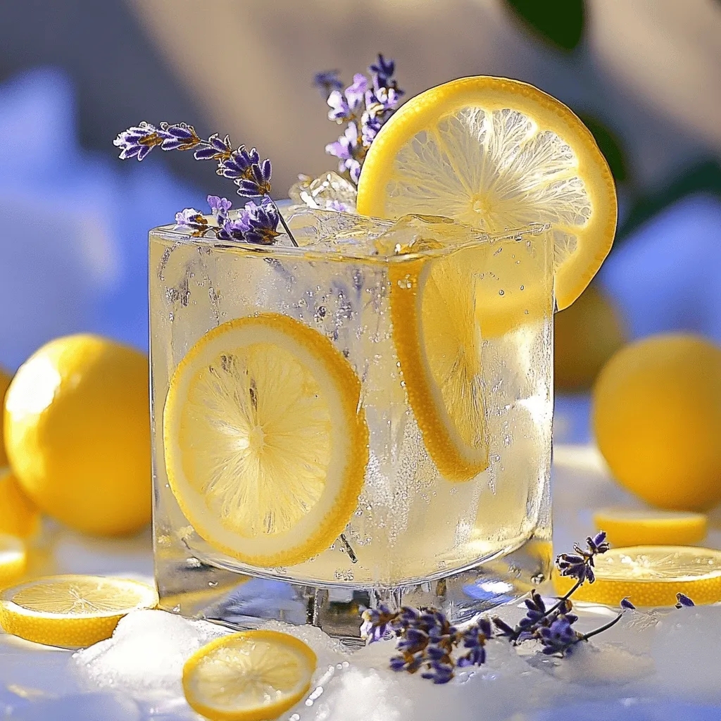 Kokos-Lavendel-Limonade Mocktail Rezept Refreshend