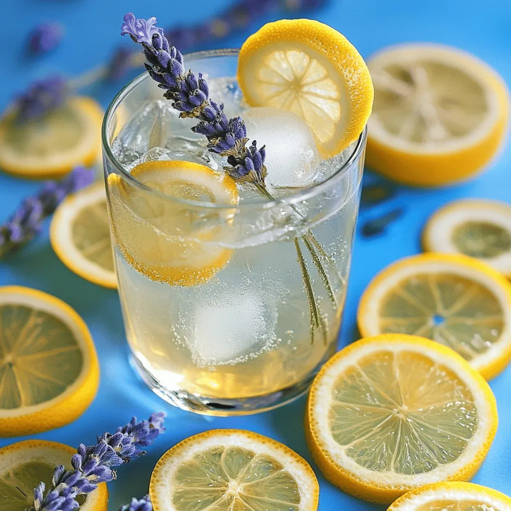 Für die Zubereitung der Kokos-Lavendel-Limonade Mocktail benötigst du einige einfache Zutaten. Du brauchst 400 ml Kokosnusswasser, 2 Esslöffel getrocknete Lavendelblüten, den Saft und die Zesten von einer Zitrone, 2 Esslöffel Honig oder Agavendicksaft, 500 ml kaltes Wasser, Eiswürfel, frische Lavendelzweige und Zitronenscheiben zur Dekoration. Diese Zutaten geben deinem Mocktail einen frischen und blumigen Geschmack.