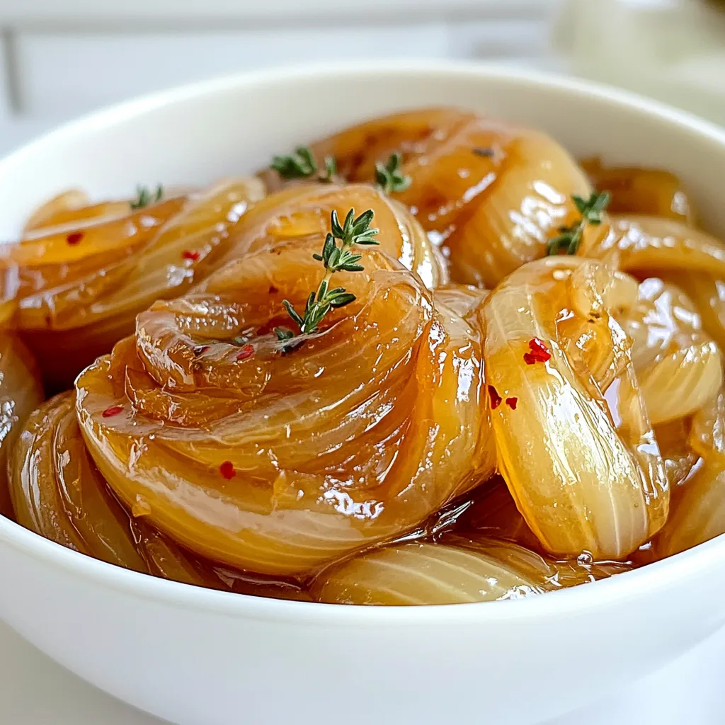 Slow Cooker Maple Glazed Caramelized Onions Rezept