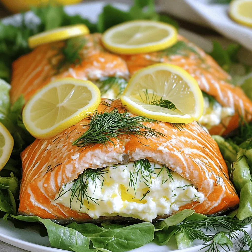 Für gefüllten Lachs brauche ich einige Hauptzutaten. Diese sind: