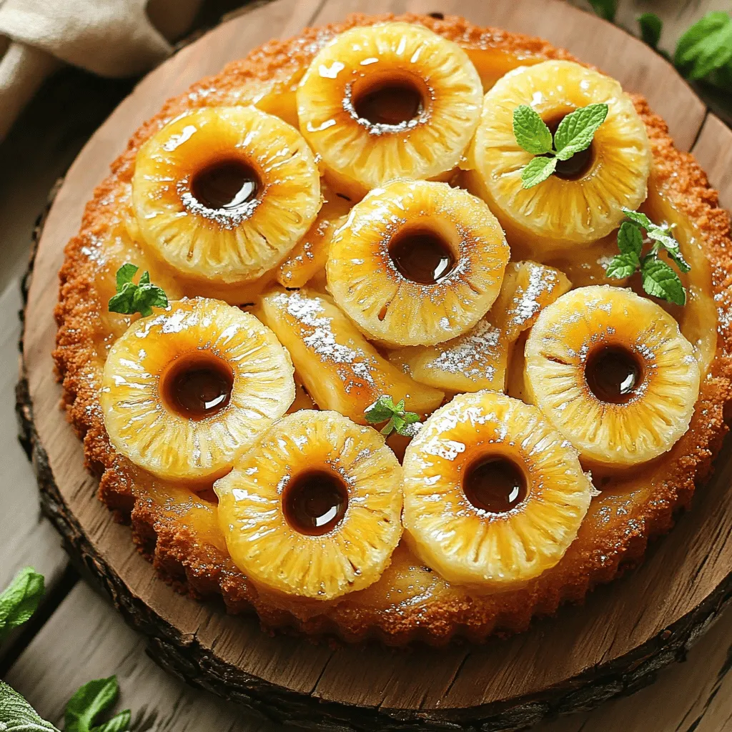 - 1 Dose (täglich 432 g) Ananasringe oder frische Ananas, in Ringe geschnitten - 100 g Butter, geschmolzen - 150 g brauner Zucker - 200 g Mehl - 150 g weißen Zucker - 2 TL Backpulver - 1/2 TL Salz - 3 große Eier - 120 ml Milch - 1 TL Vanilleextrakt