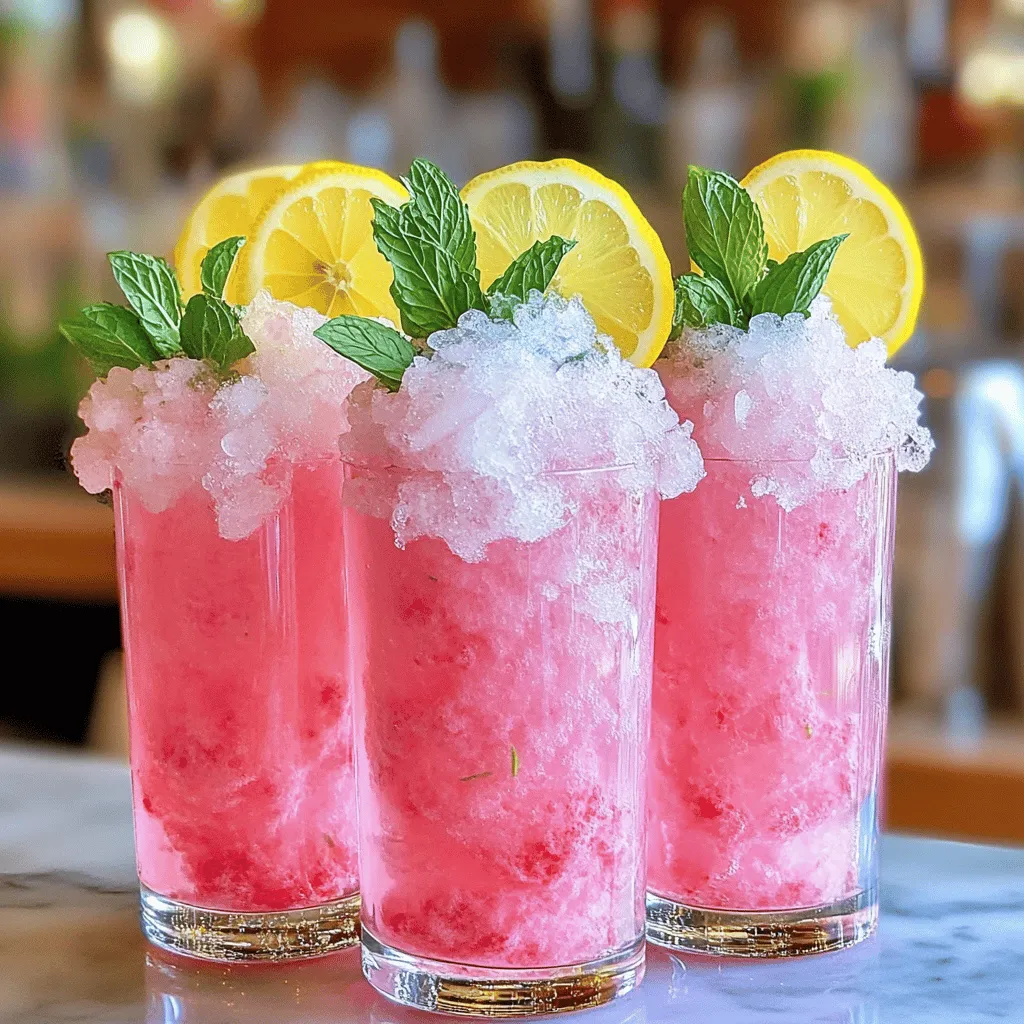 Die Whipped Pink Lemonade ist ein erfrischendes Getränk für den Sommer. Die Hauptzutaten sind ganz einfach. Du benötigst: