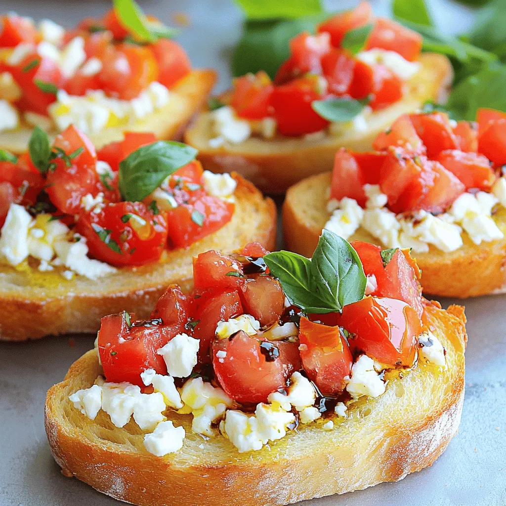 Wunderbare Garten Tomaten &#038; Whipped Feta Crostini