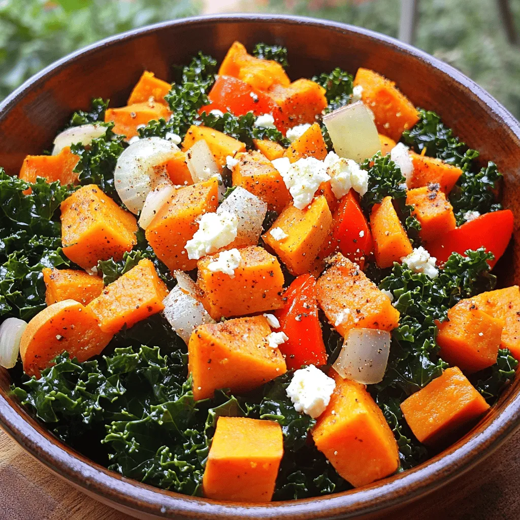 Süßkartoffel &#038; Grünkohl Pfannengericht Einfach und Lecker